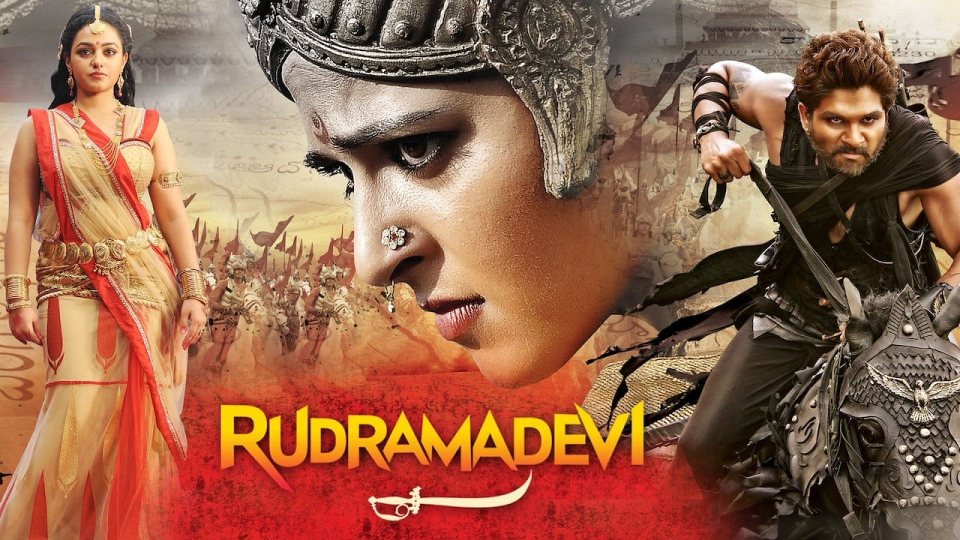 Rudhramadevi (2015) Hindi Dubbed WEB-DL 720p